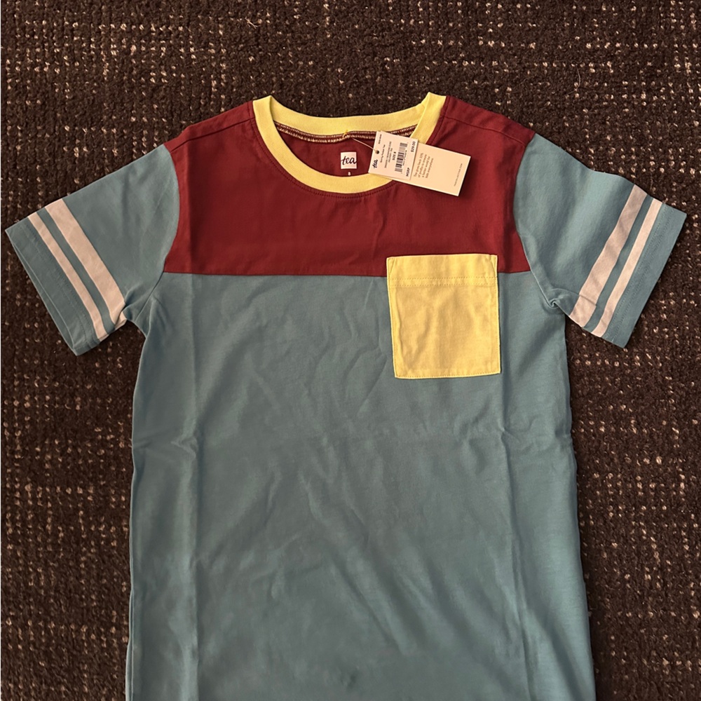 Tea Collection Boys size 8 NWT, Short Sleeve Tshirt